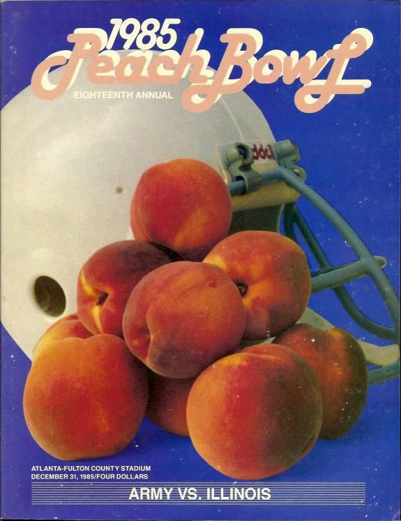 1985 Peach Bowl program