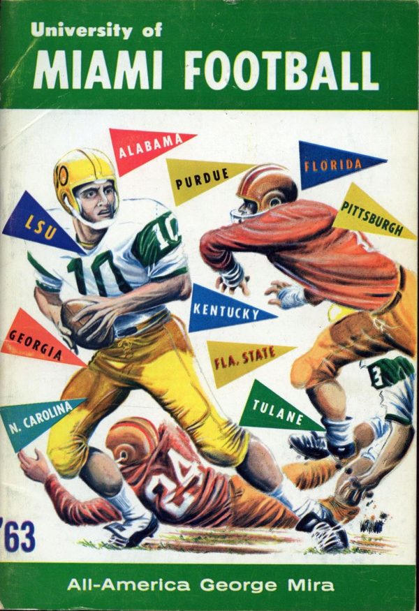 Miami Hurricanes football media guide (1963)