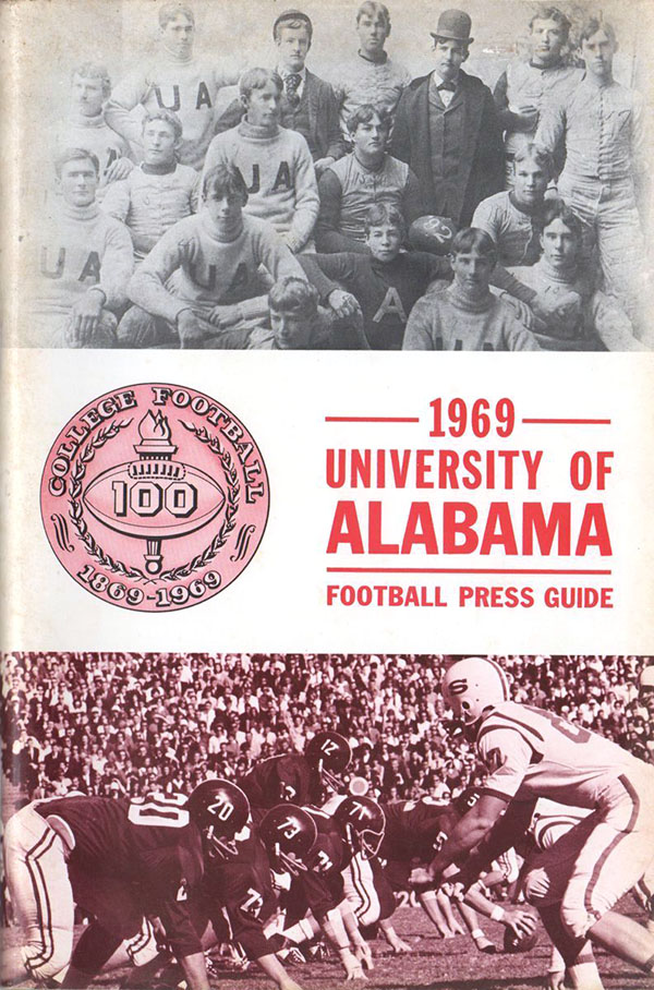 College Football Media Guide: Alabama Crimson Tide (1969)