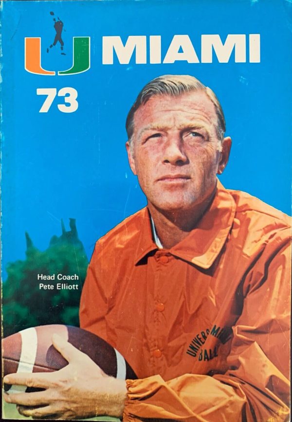 1973 Miami Hurricanes football media guide