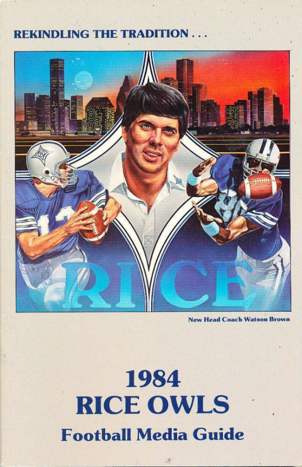 1984 Rice Owls football media guide