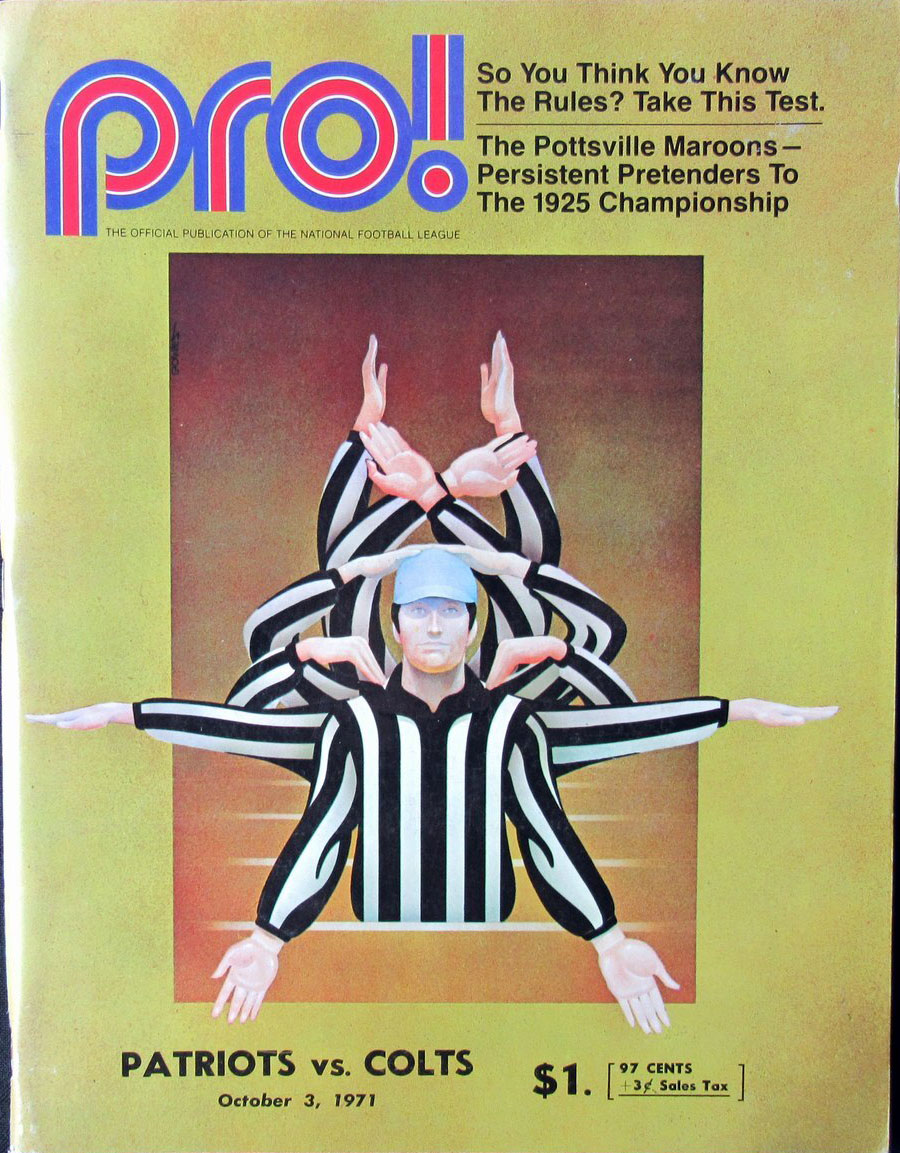 New England Patriots vs. Baltimore Colts (October 3, 1971)