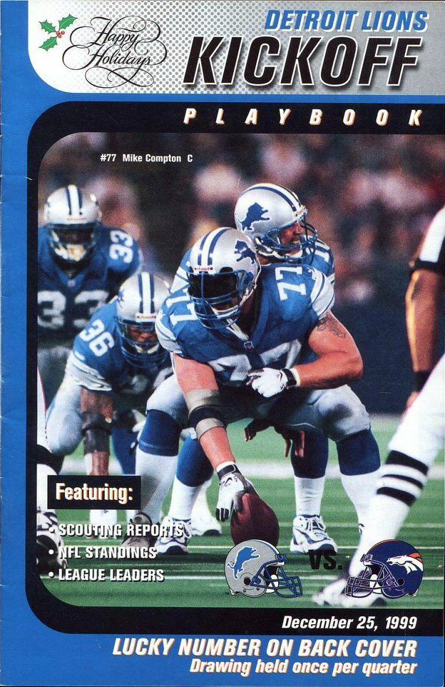 Detroit Lions vs. Denver Broncos (December 25, 1999)