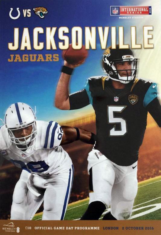 NFL Program: Jacksonville Jaguars vs. Indianapolis Colts (October 2, 2016)
