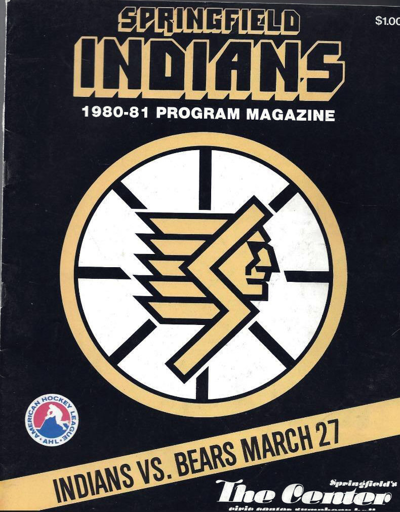 1980-81 Springfield Indians program