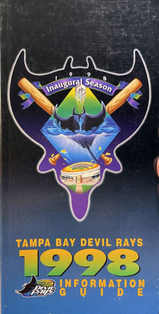 MLB Media Guide: Tampa Bay Devil Rays (1998)