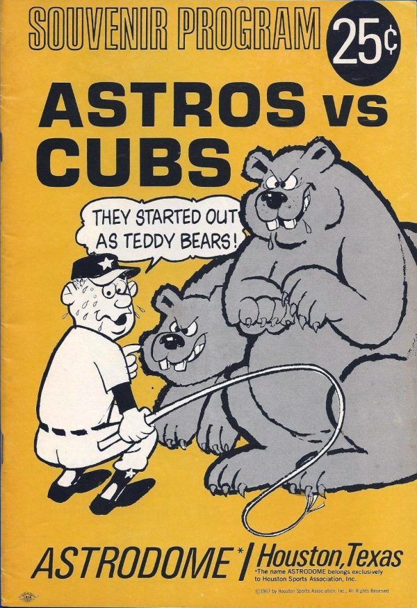 MLB Program: Houston Astros (1967)