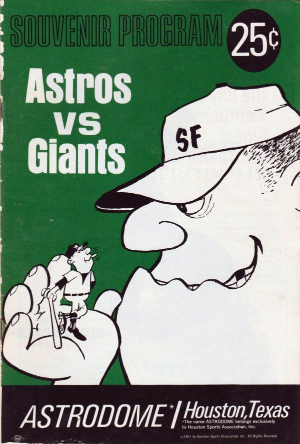 MLB Program: Houston Astros (1967)