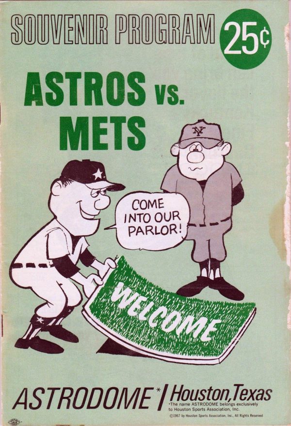 MLB Program: Houston Astros (1967)