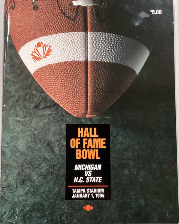 1994 Hall of Fame Bowl program