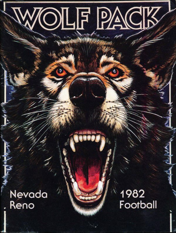 College Football Media Guide: Nevada Wolf Pack (1982)