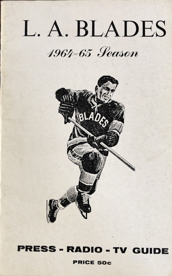 WHL Media Guide: Los Angeles Blades (1964-65)