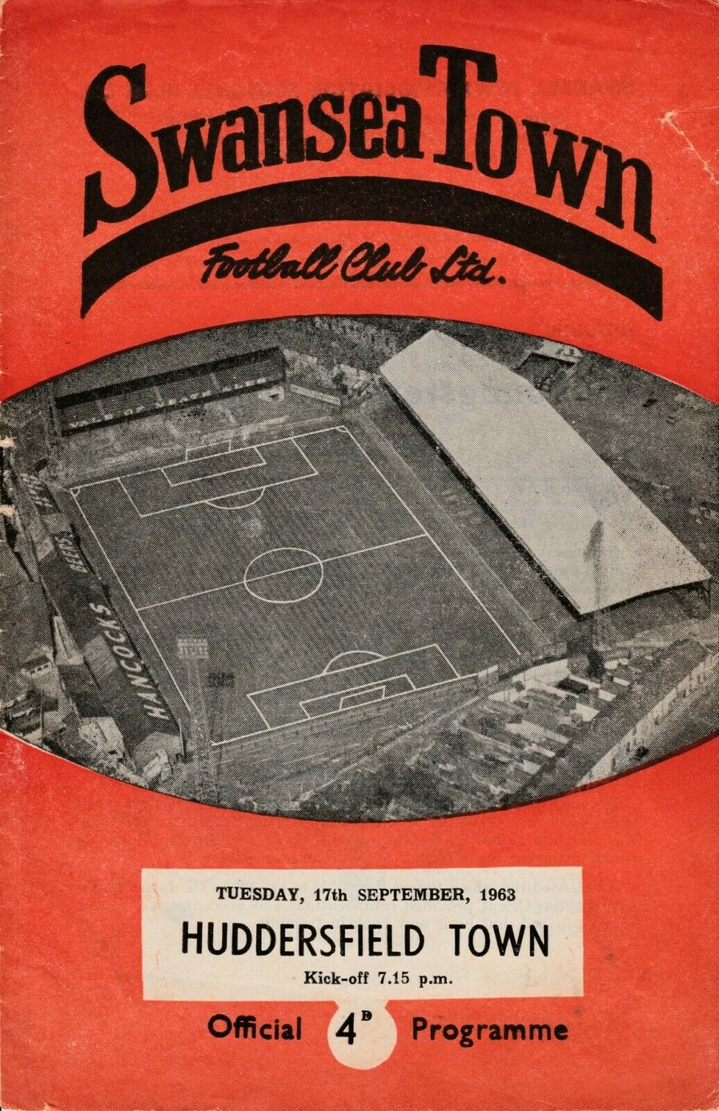 Swansea Town vs. Huddersfield Town (September 17, 1963)