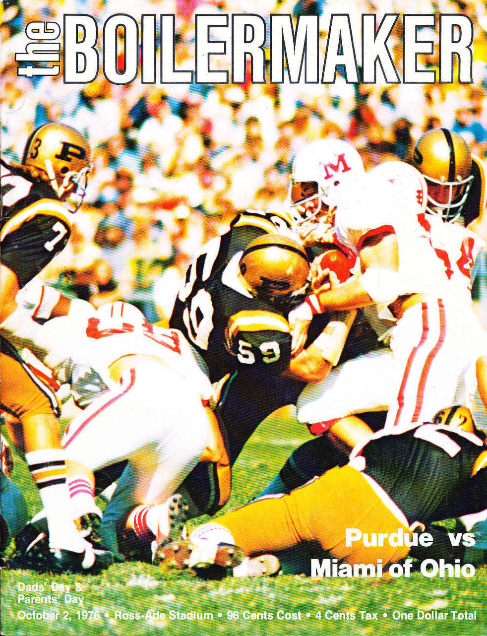 Purdue Boilermakers vs. Miami Redskins (October 2, 1976)