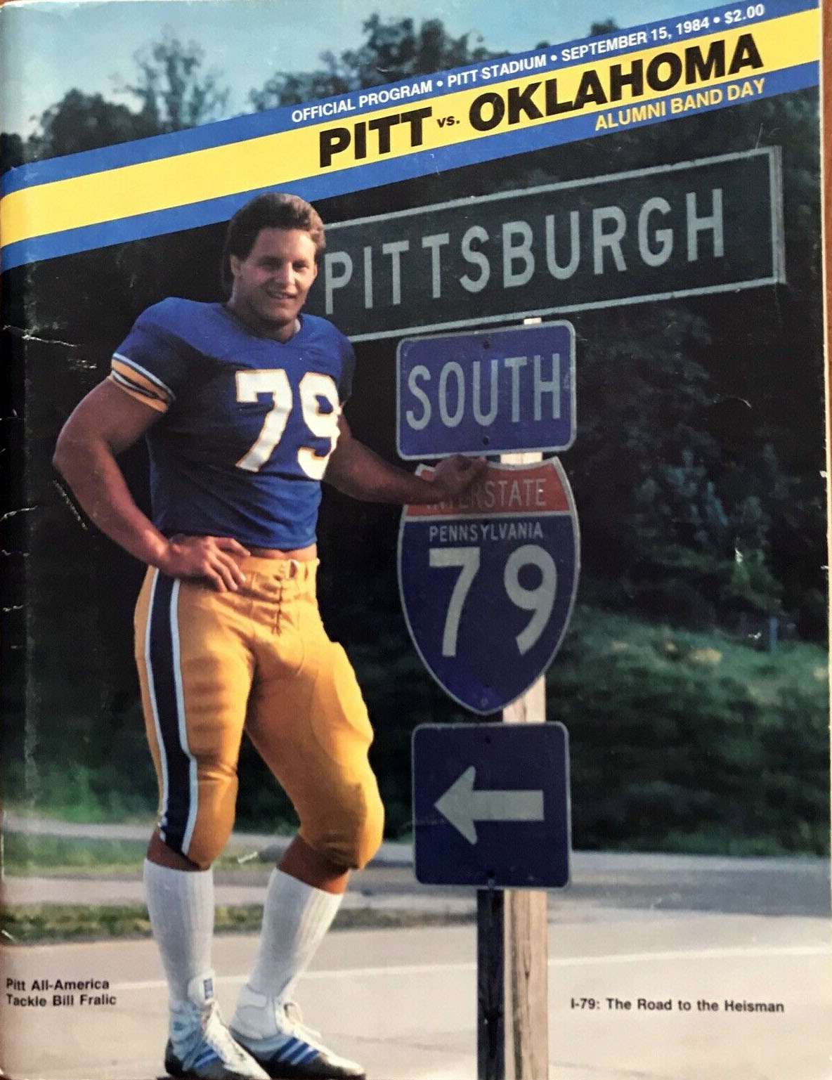 Pittsburgh Panthers vs. Oklahoma Sooners (September 15, 1984)