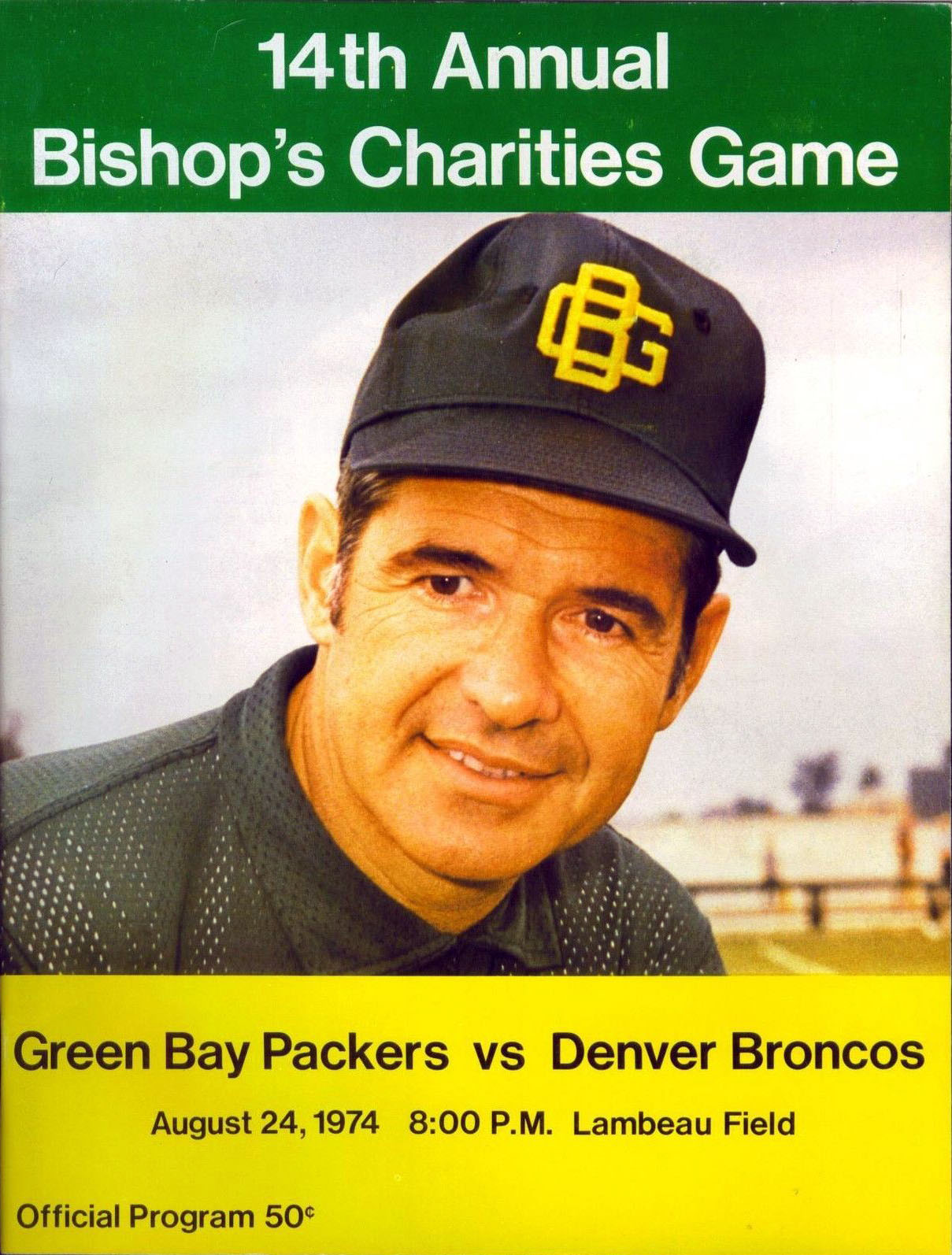Green Bay Packers vs. Denver Broncos (August 24, 1974)