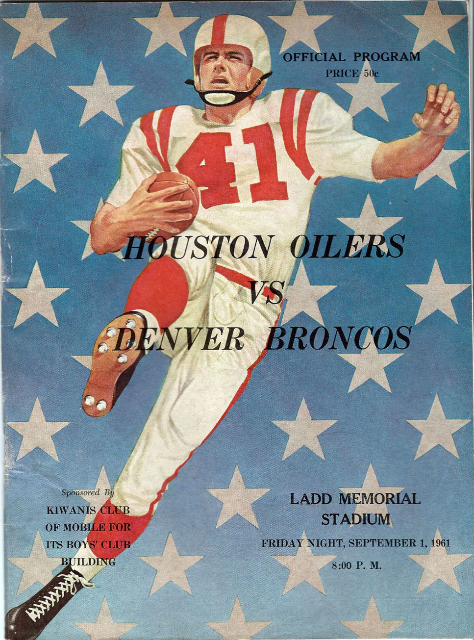 Houston Oilers vs. Denver Broncos (September 1, 1961)