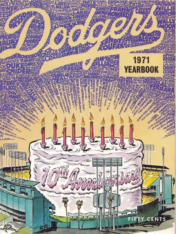 MLB Yearbook: Los Angeles Dodgers (1971)