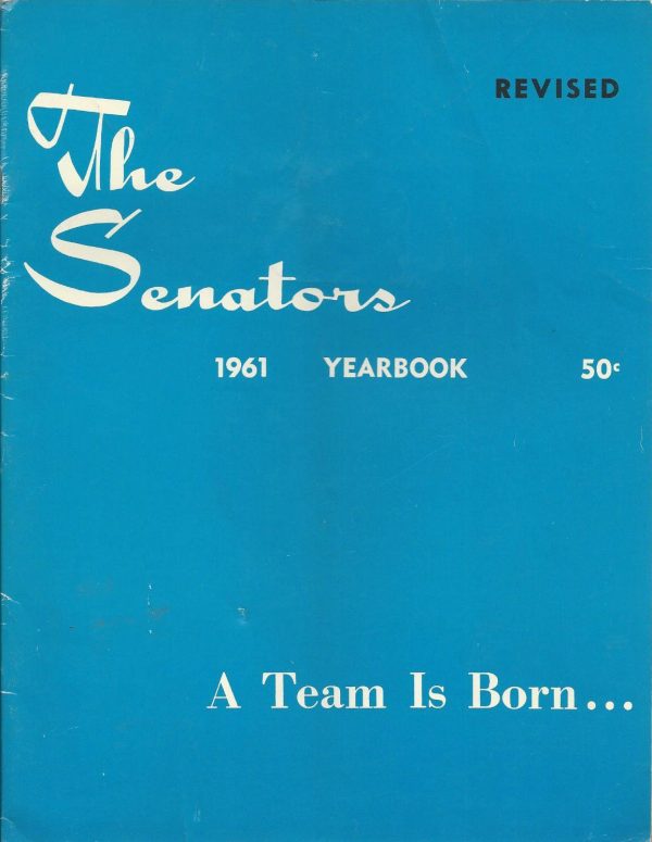 MLB Yearbook: Washington Senators (1961)