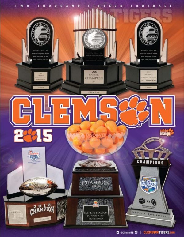 College Football Media Guide: Clemson Tigers (2015)