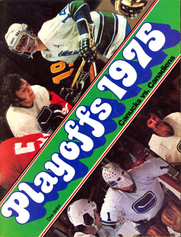 NHL Stanley Cup Playoff Program: Vancouver Canucks (1974-75)