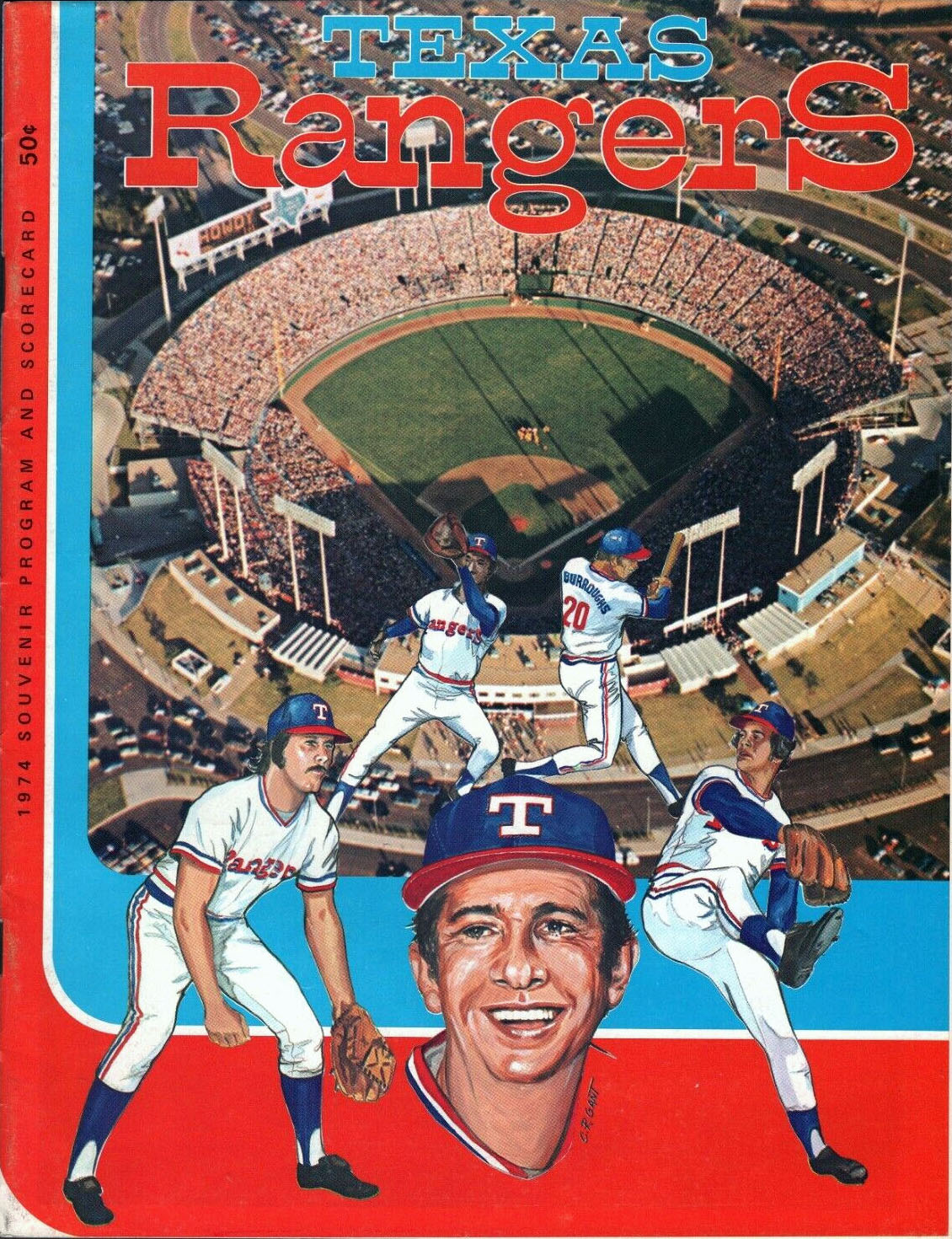 MLB Program: Texas Rangers (1974)