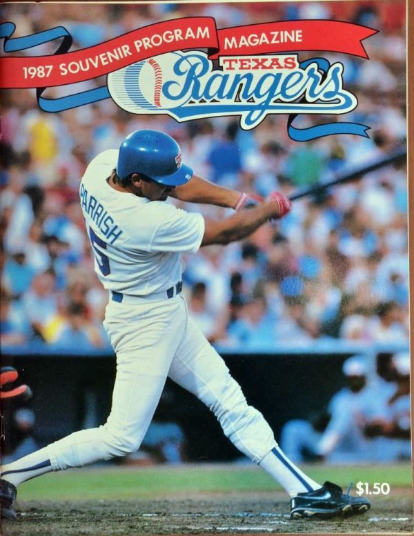 MLB Program: Texas Rangers (1987)
