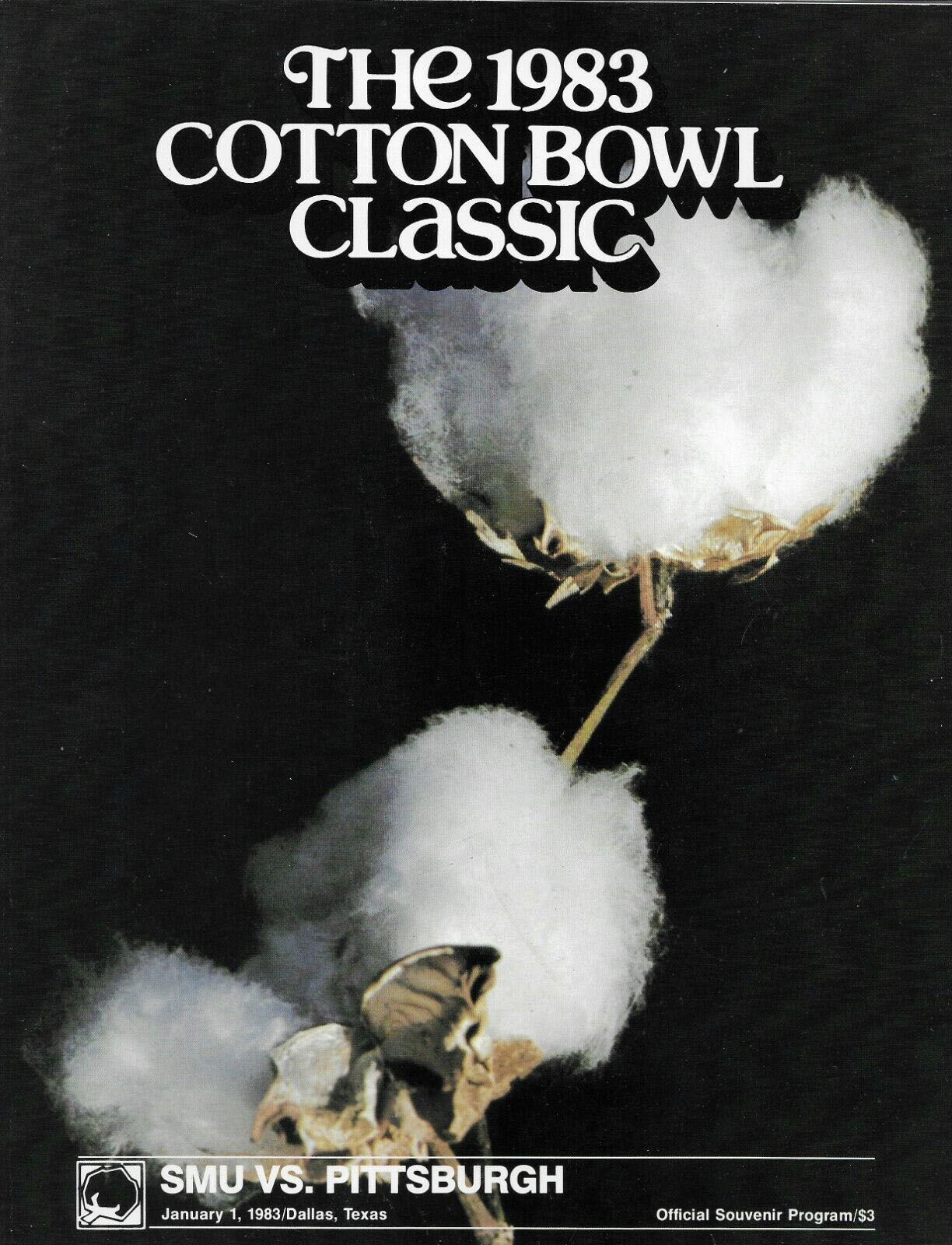 NCAA Bowl Game Program: 1983 Cotton Bowl (Pittsburgh Panthers vs. SMU Mustangs)