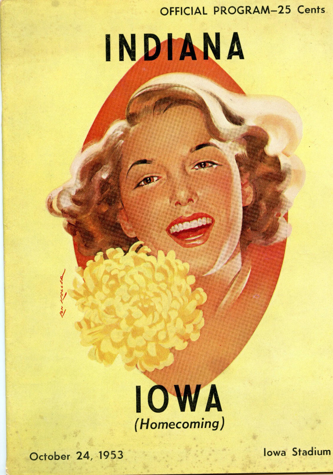 Iowa Hawkeyes vs. Indiana Hoosiers (October 24, 1953)