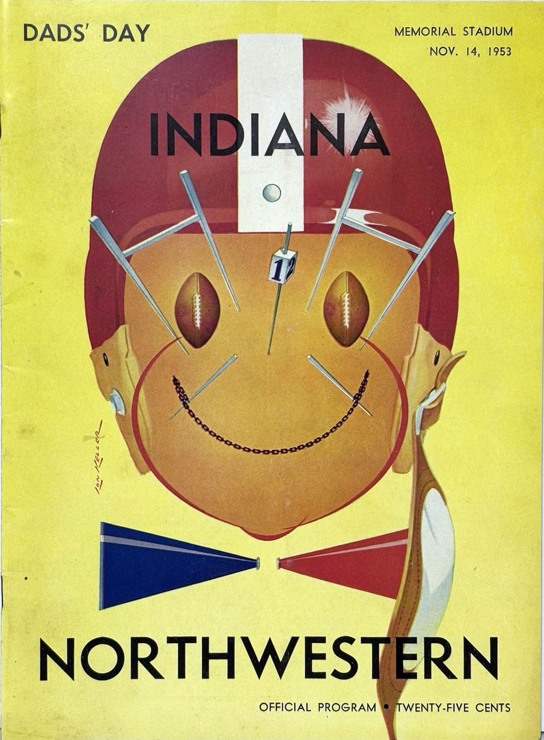 Indiana Hoosiers vs. Northwestern Wildcats (November 14, 1953)