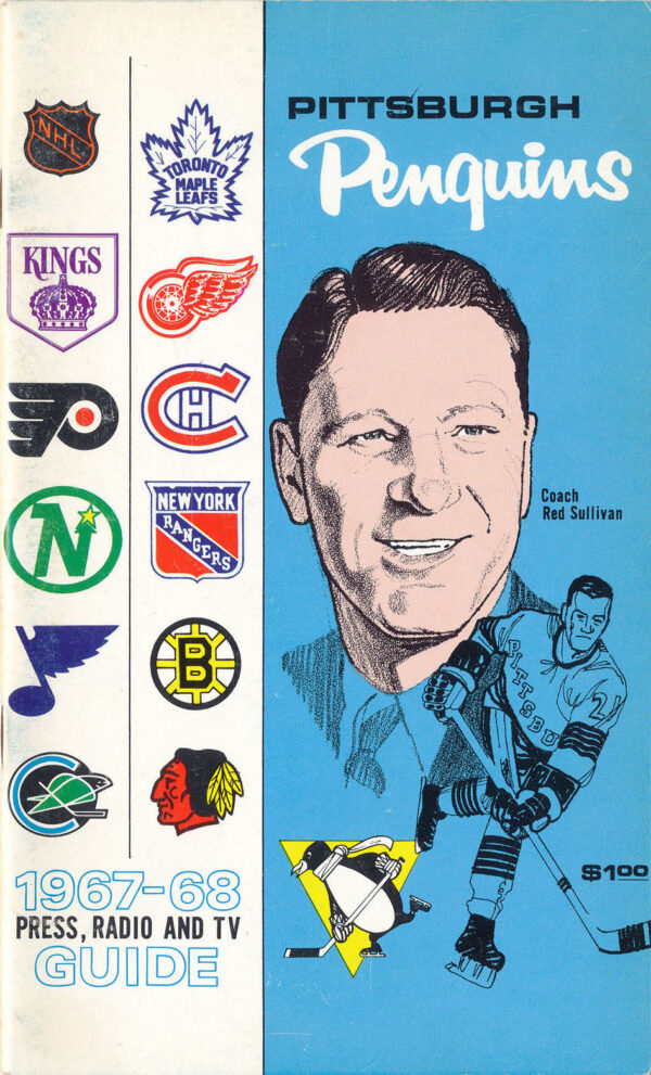 1967-68 Pittsburgh Penguins media guide