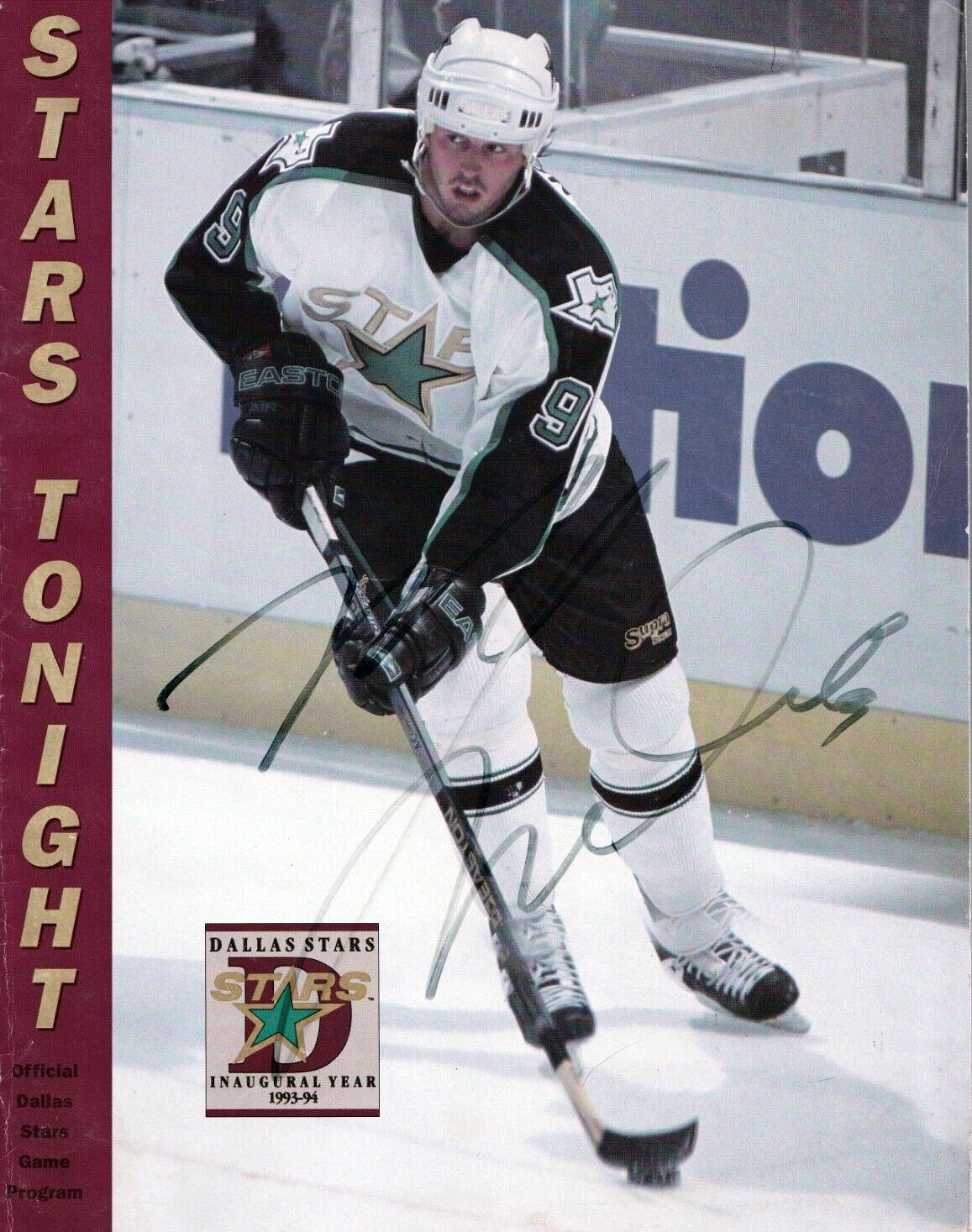 1993-94 Dallas Stars program