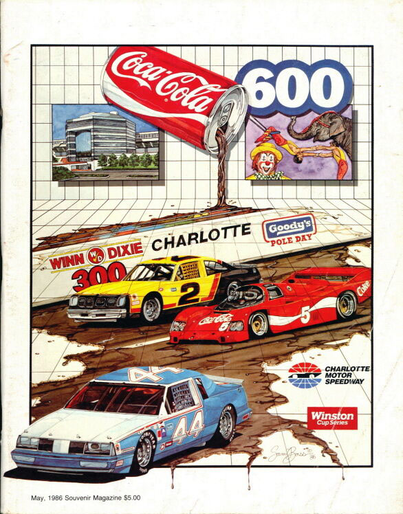 NASCAR Program: 1986 Coca-Cola 600