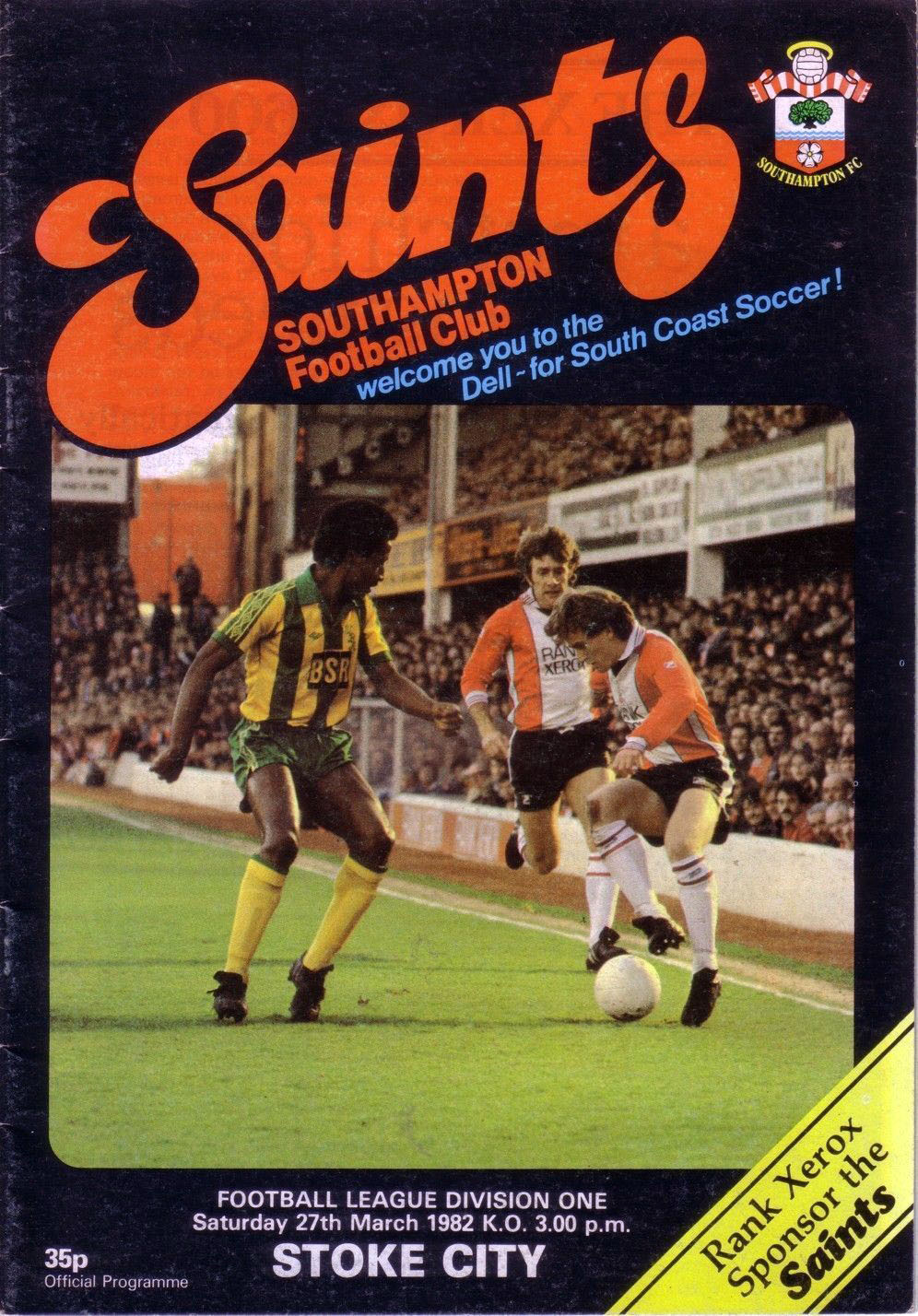Southampton vs. Stoke City (March 27, 1982)