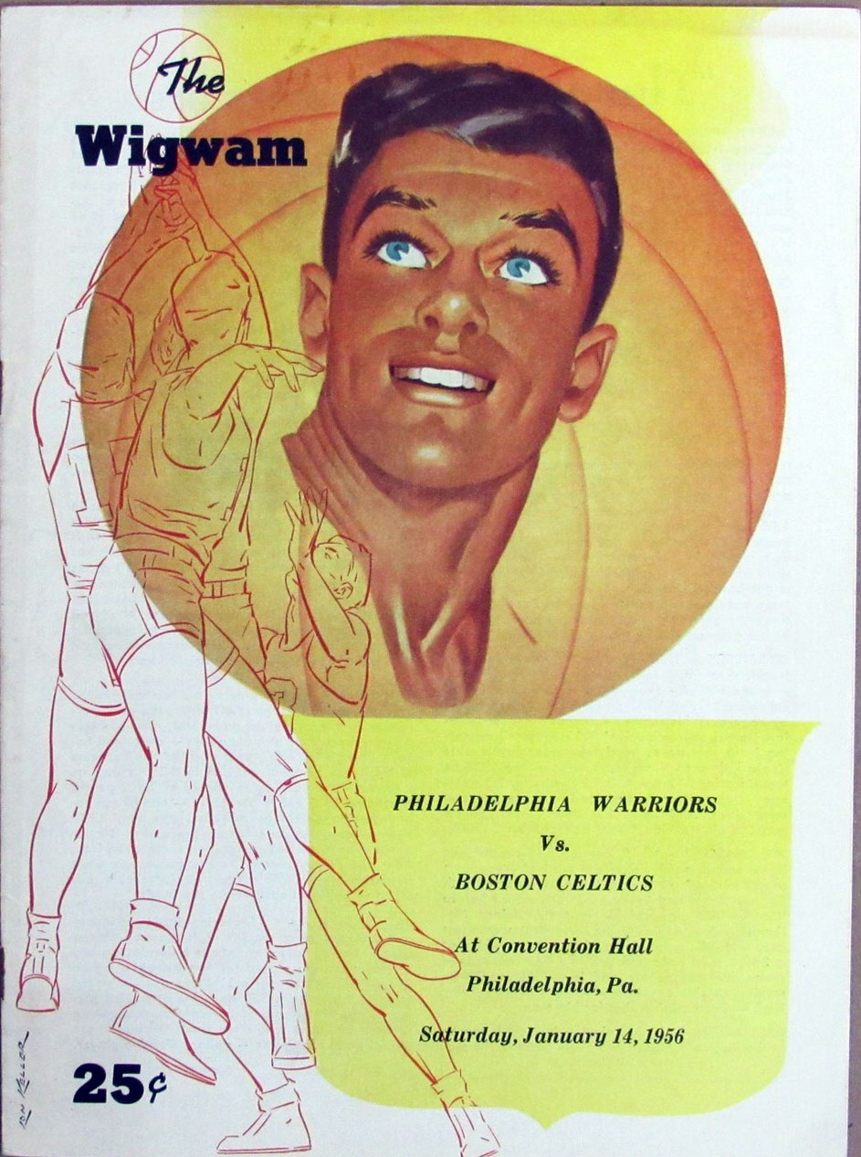 1955-56 Philadelphia Warriors program