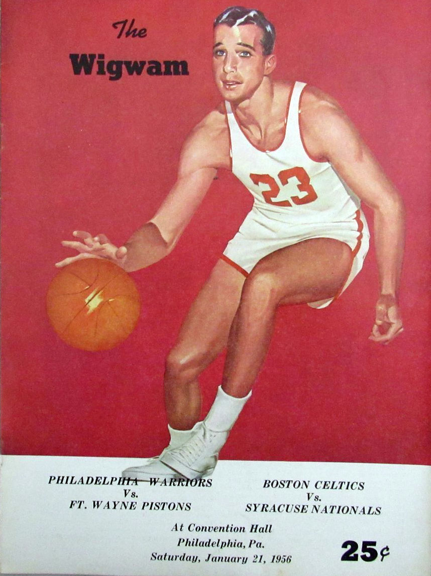 1955-56 Philadelphia Warriors program
