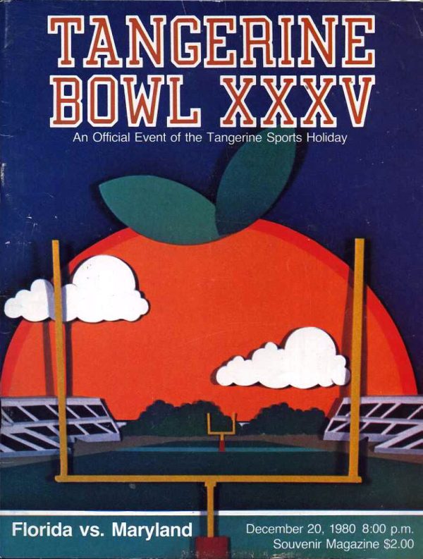 1980 Tangerine Bowl program