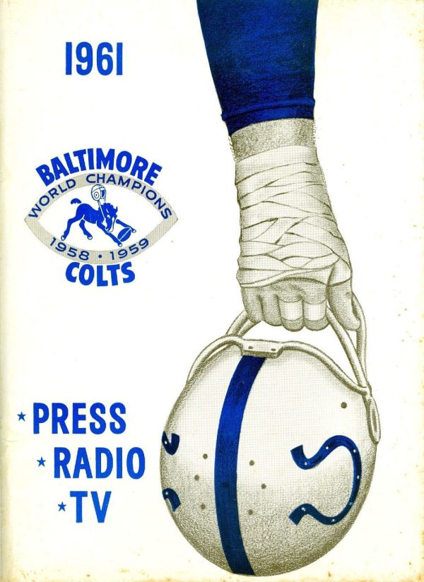 1961 Baltimore Colts media guide