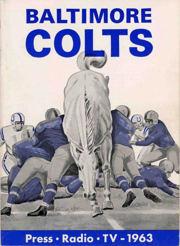 1963 Baltimore Colts media guide