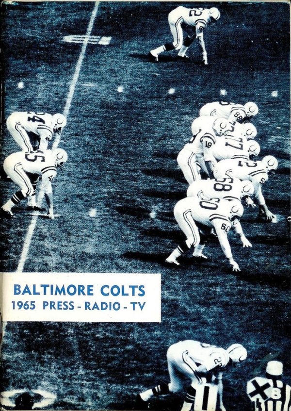 1965 Baltimore Colts media guide