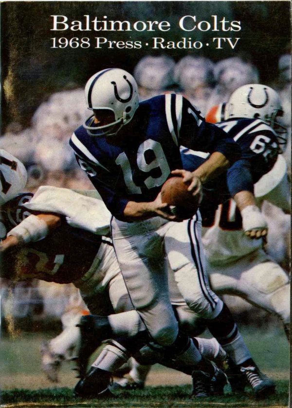 1968 Baltimore Colts media guide