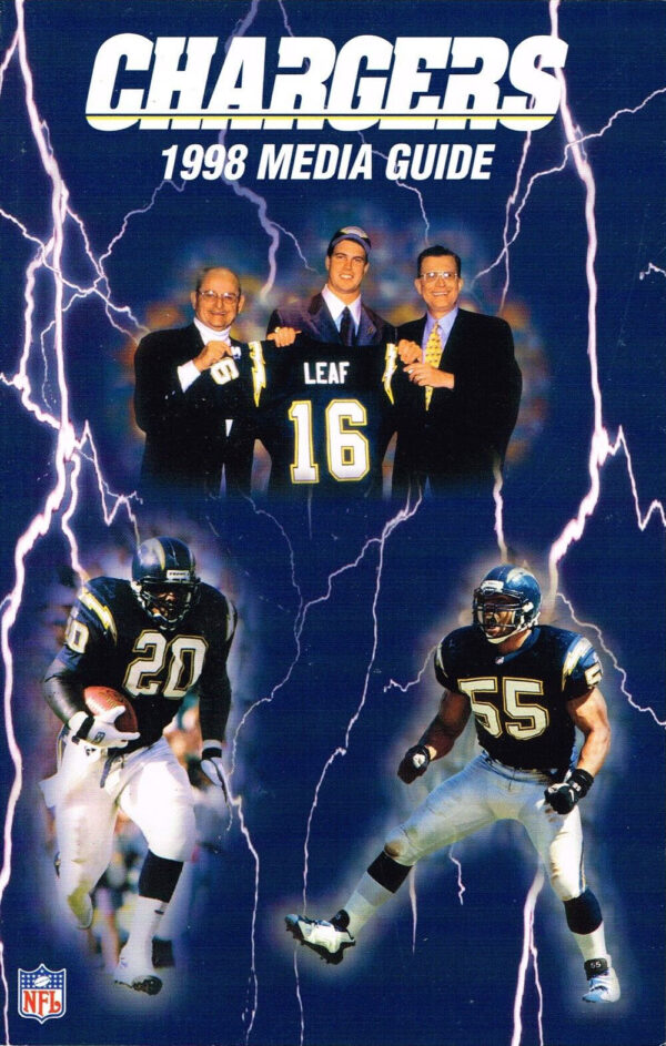 1998 San Diego Chargers media guide