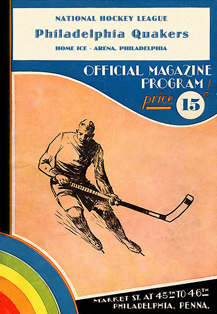 NHL Program: Philadelphia Quakers (1930-31)