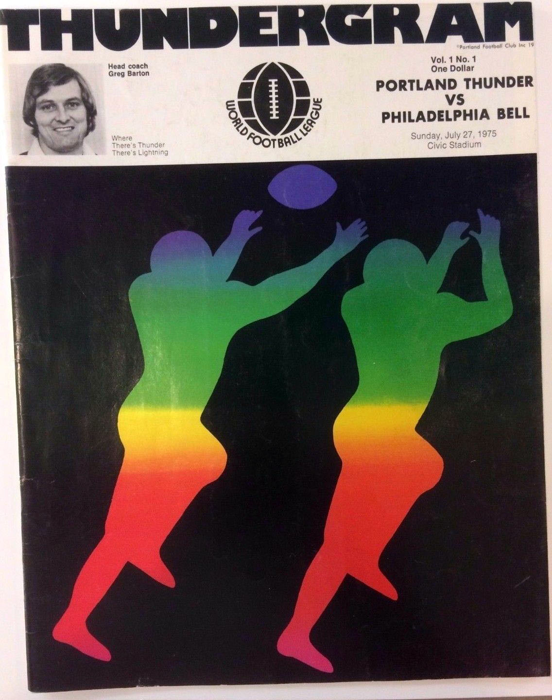 Portland Thunder vs. Philadelphia Bell (July 27, 1975)