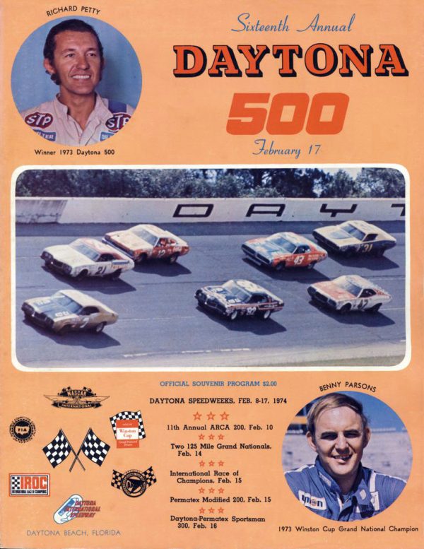 1974 Daytona 500 program