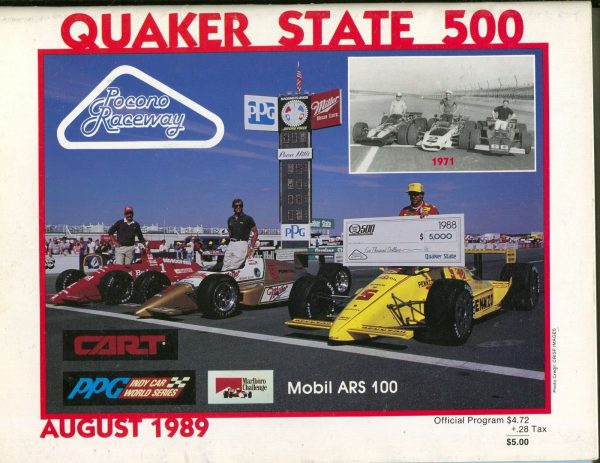 1989 Quaker State 500 program