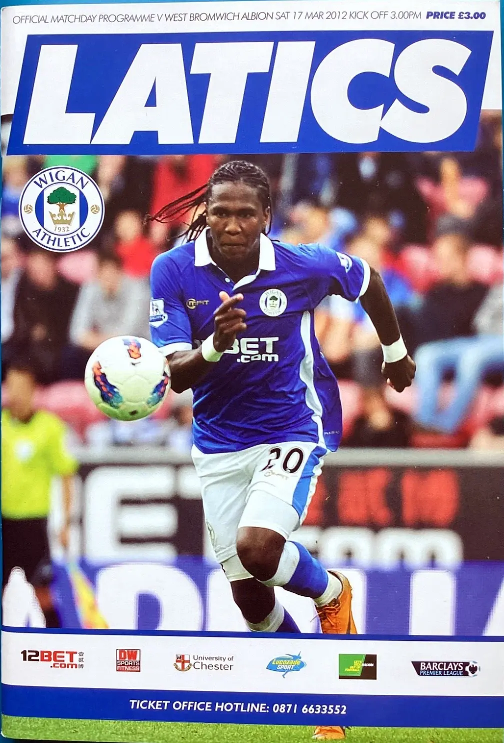 Wigan Athletic vs. West Bromwich Albion (March 17, 2012)