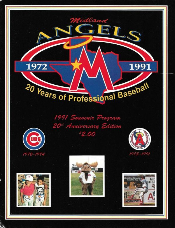 1991 Midland Angels program