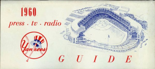 1960 New York Yankees media guide