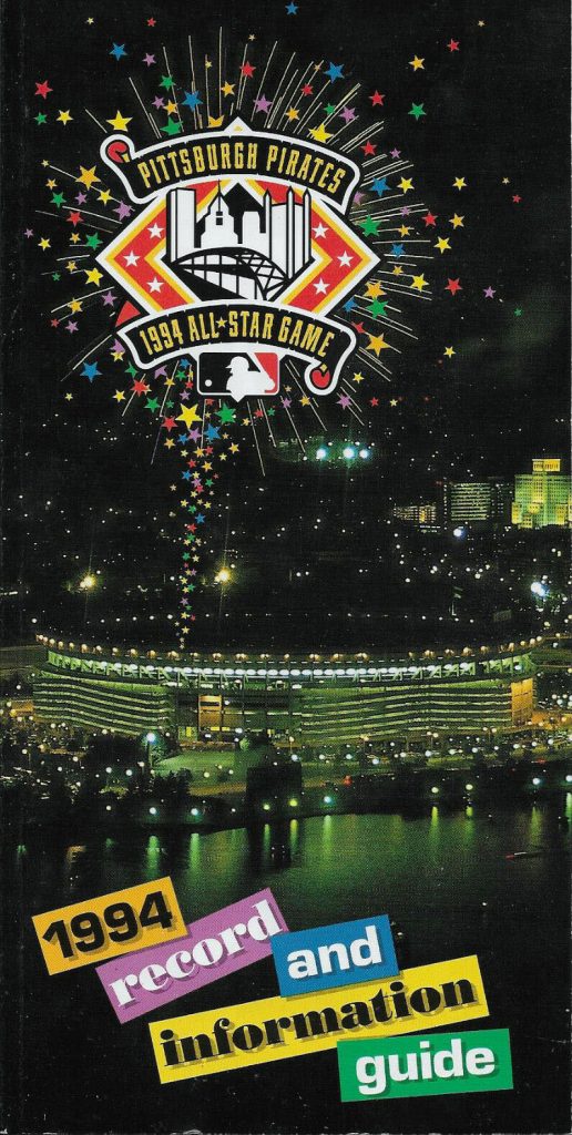 1994 Pittsburgh Pirates media guide